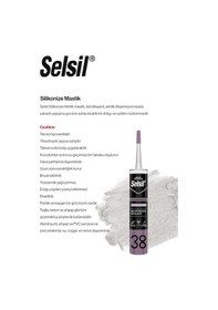 Resim Selsil 3'lü Silikonize Mastik, 500 Gr, Beyaz Ve Rosie Pamuk 