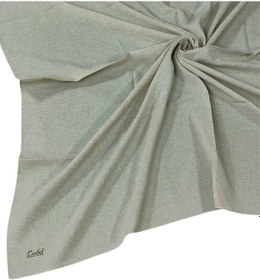 Resim Mim Eşarp Enba Pamuklu Şifon Düz Renk Eşarp 100x100 Cm Şık Ve Hafif Tasarım Kum Beji 