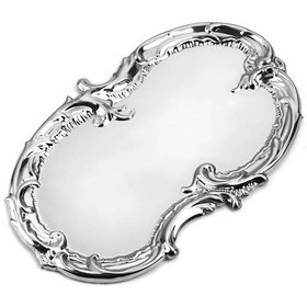 Resim 3 Adet Gümüş Artnova Servis Tepsisi, Paslanmaz Çelik Çay Ve Kahve Sunum Tepsisi, Çeyizlik Tepsi Gümüş 