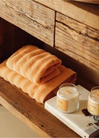 Resim Fine Cotton Terracotta Banyo Havlusu 140x70 Cm Çok Renkli 