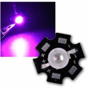 Resim 5 Adet 1W Uv Led Power Led 395 To 400 Nm 1 Watt Ultra Vıole Led 
