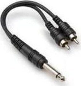 Resim YPR-124 1/4 TS (M) DUAL RCA (M) Y-KABLO Hosa