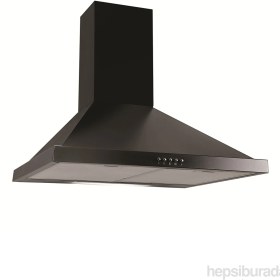 Resim Kumtel KO-705/ LX-705/770 60 cm Siyah Piramit Davlumbaz DP6S 
