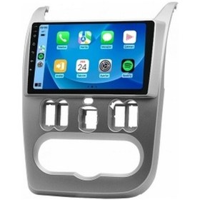 Resim Dacia Duster 2010-2013 8gb Ram 128gb Hafıza 8 Çekirdek Carplay Kamera Android Multimedya 9" 