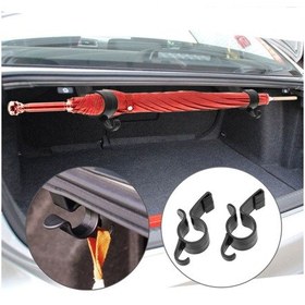 Resim 2 Adet Araç Için Şemsiye Tutucu Bagaj Organizer Kanca Seti (480320424) 