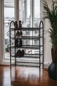Resim Bye Concept More Dekoratif 5 Raflı Metal Ayakkabılık 