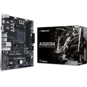Resim Biostar A520MH 4000MHZ Oc S+V+Gl Ddr4 Am4 (Atx) 