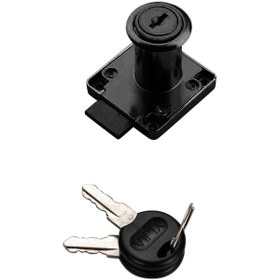 Resim Homyl Ofis Masası Çekmece Soyunma Dolap Güvenlik Siyah-32mm 