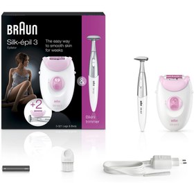 Resim Braun Silk-épil 3 3321 Epilatör / Epilasyon Bikini Trimmer 
