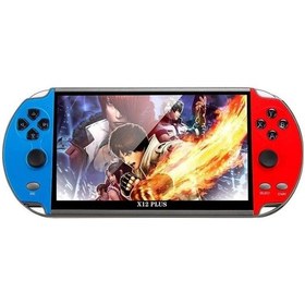 Resim X12 Plus 7'inç Uyumlu Lcd Hd Ekran Tv Out 10000+ Oyunlu Arcade Retro Oyun Konsolu 