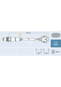 Resim Fae 77575 Oksijen Sensoru 0855252 0855253 1821384e20 