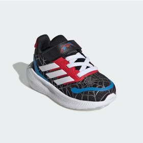 Resim Adidas Runfalcon Spiderman Erkek Bebek Spor Ayakkabı Jr5661 Siyah 