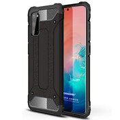 Resim Samsung Galaxy S20 Kılıf Rugged Armor Siyah Microsonic