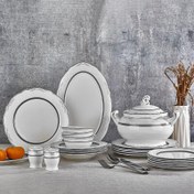Resim Aryıldız Royal Queen Cemile Sultan 60 Parça 12 Kişilik Yemek Takımı 