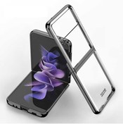 Resim Fogy Galaxy Z Flip 4 Kılıf Ultra Ince Köşeleri Şık Tasarım Şeffaf Kapak 