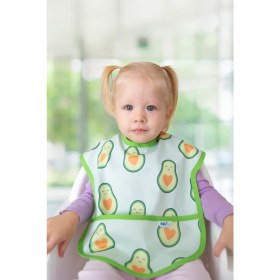 Resim Babyjem Baskılı Blw Kolsuz Mama Önlüğü Avakado Desen 