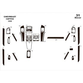 Resim Captiva C100 Maun Kaplama Parlak Siyah 