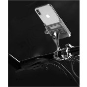 Resim Kuzey Motor Kuzeymotor Vespa-Piaggıo Uyumlu Mıknatıslı Ayna Bağlantılı Telefon Tutucu Kırmızı 