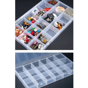 Resim Mena Rise Mücevher - Bijuteri - Boncuk Kutusu 18 Bölmeli 