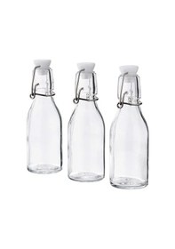 Resim Sumuhome Korken Cam Su Şişesi Yağdanlık Sürahi 15 Cl 3 Adet 