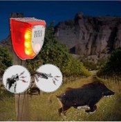 Resim Ultrasonik Ve Sesli Alarm Zamanlama Özellikli Yaban Domuzu Kovucu Cihaz 