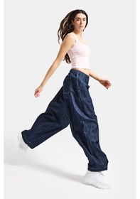 Resim Itsbasic Kadın İndigo Selvedge 7s6-50 Baggy Cocoon Denim Jean 