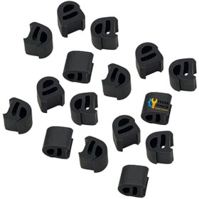 Resim Ozba Ticaret Aygaz Uyumlu Set Üstü Ocak Ankastre Izgara Silikon Tampon Lastiği 16 Adet Oval Küçük 