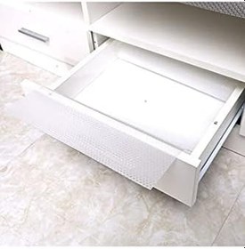 Resim Sılver Eva Kaymaz 45cm X 5Metre Şeffaf Kaymaz Raf Dolap Içi Ve Çekmece Içi Örtüsü 