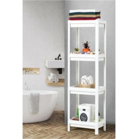 Resim MCM Group Shelf 3 Katlı Raf Ünitesi - Mutfak - Banyo Depolama Rafı 