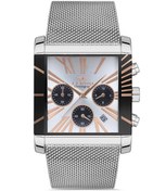 Resim Ferro FM41292C-A 45 mm Gümüş Erkek Kol Saati 