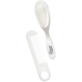 Resim Essentials Bebek Fırça ve Tarak Seti, 2'li Beyaz - Beyaz 