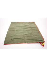 Resim Mikrofiber Plaj Havlu - XL - Haki - 110 X 175 cm Meridyendukkan Nabaiji 