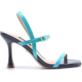 Resim Nine West Monıque2 5fx Turkuaz Kadın Topuklu Sandalet 000000000101929045 Mavi 