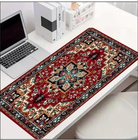 Resim 70x30 Cm Dekoratif Halı Temalı Kaydırmaz Taban Speed Yüzey Oyuncu Mouse Pad Gaming 