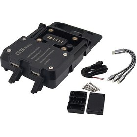 Resim Ximistore9 Bmw Motosikletler İçin Usb Şarjlı Akıllı Telefon Navigasyon Tutucu - R1200gs, S1000xr/rs, F700/800gs Uyumlu Siyah 