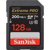 Resim SanDisk Extreme Pro SD UHS I 128GB Card 