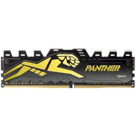 Resim Panther AH4U08G32C28Y7GAA-1 8GB (1x8GB) DDR4 3200MHz CL16 Black-Gold Gaming Ram 