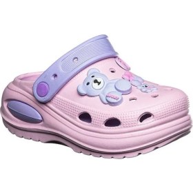 Resim Twingo 642 Kız Çocuk Emojili Günlük Havuz - Bahçe - Plaj - Sokak Terliği Pembe 