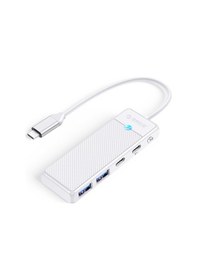 Resim Orico PAPW2AC-C3-015-WH 4 Portlu Type-C to USB 3.0 / Type-C PD 100W Yüksek Hızlı 5Gbps HUB Çoklayıcı Beyaz 