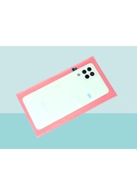 Resim Tkgz - Samsung Galaxy Uyumlu A22 4g Arka Kapak Batarya Kapağı - Mavi - Full Lensli Çok Renkli 