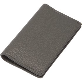 Resim Gri Deri Unisex Kredi Kartlık - S1KK00000266-G35 