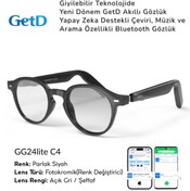 Resim Get D GETD GG24liteC4 Akıllı Gözlük – Çeviri, Müzik ve Arama Özellikli Bluetooth Gözlük 