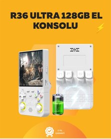Resim Enseb 128GB Dahili Hafızalı R36 Ultra – 4” IPS Ekran, Retro Konsol, 30.000+ Oyun Yüklü 