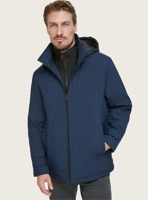 Resim Dockers Minimalist Erkek Uzun Kol Kapüşonlu Ceket - Günlük Stil Mavi 