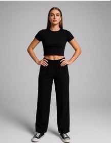 Resim Ltb Beli Lastikli Polar Siyah Eşofman Siyah L 