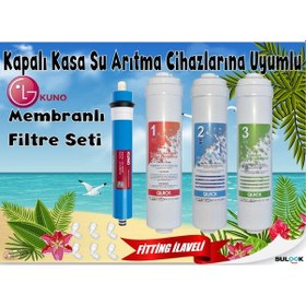 Resim Sulook Su Arıtma Filtre Seti - Inline Set Lg Mebran 