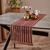 Resim Nuvomon Jüt Runner - Bordo - 50x150 cm 