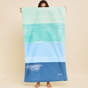 Resim Plaj Havlusu - 145 × 85 cm - Mavi 