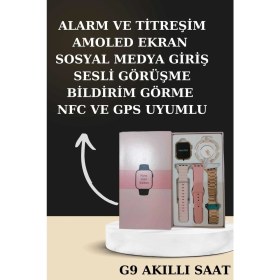 Resim Pileli Store Nabız Ölçer Hediye Bileklikli Akıllı Saat ve Dijital Göstergeli Bluetooth Kulaklık Çoklu Şa 