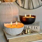 Resim Reçine Dökümü için Düzensiz Mum Kupa Silikon Kalıp, DIY Mum Tutucu, Beton Mum Kap, Sukulent Saksı, Vazo, Kil Depolama Kasesi, Alçı Epoksi Kalıp - Malzeme: Silikon, Şekil: Düzensiz 